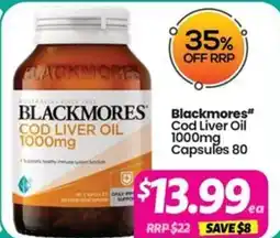 Your Discount Chemist Blackmores Cod Liver Oil 1000mg offer