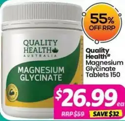 Your Discount Chemist Quality Health Magnesium Glycinate offer