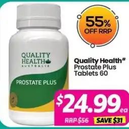 Your Discount Chemist Quality Health Prostate Plus offer