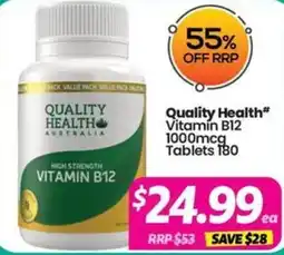 Your Discount Chemist Quality Health Vitamin B12 offer