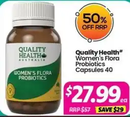 Your Discount Chemist Quality Health Women's Flora Probiotics offer