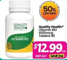 Your Discount Chemist Quality Health Vitamin B12 offer