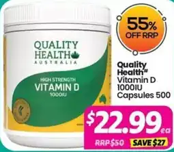 Your Discount Chemist Quality Health Vitamin D offer