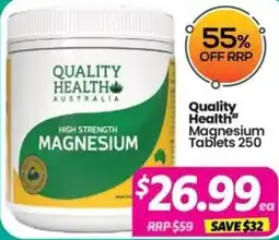 Your Discount Chemist Quality Health Magnesium Tablets offer