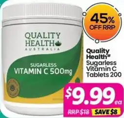 Your Discount Chemist Quality Health Sugarless Vitamin C 500mg offer