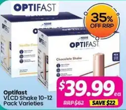 Your Discount Chemist Optifast VLCD Shake Varieties offer