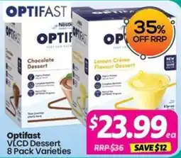 Your Discount Chemist Optifast VLCD Dessert 8 Pack Varieties offer