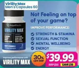 Your Discount Chemist Virility Max Men's Capsules offer