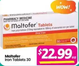 Your Discount Chemist Maltofer Iron Tablets offer