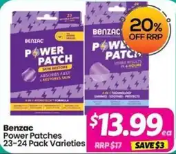 Your Discount Chemist Benzac Power Patches Varieties offer