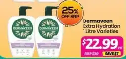 Your Discount Chemist Dermaveen Extra Hydration 1 Litre Varieties offer