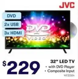 BIG W JVC 32" LED TV offer