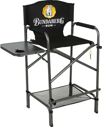 BCF Bundaberg Rum Bar Height Directors Chair offer