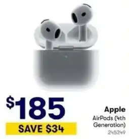 BIG W Apple AirPods 4th Generation offer