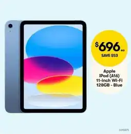 BIG W Apple iPad (A16) offer
