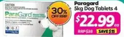 Your Discount Chemist Paragard Dog Tablets offer