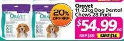 Your Discount Chemist Oravet Dog Dental Chews offer