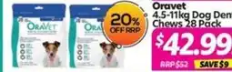 Your Discount Chemist Oravet Dog Dental Chews offer