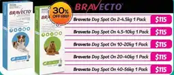 Your Discount Chemist Bravecto Dog Spot On offer