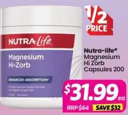 Your Discount Chemist Nutra-life Magnesium Hi-Zorb offer