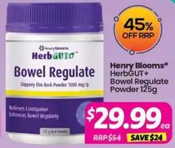 Your Discount Chemist Henry Blooms HerbGUT+ Bowl Regulate Powder offer