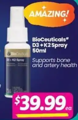 Your Discount Chemist BioCeuticals D3 + K2 Spray offer