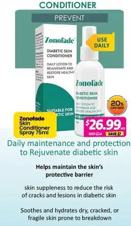Your Discount Chemist Zonofade Skin Conditioner Spray offer