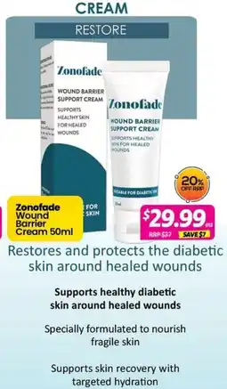 Your Discount Chemist Zonofade Wound Barrier Cream offer