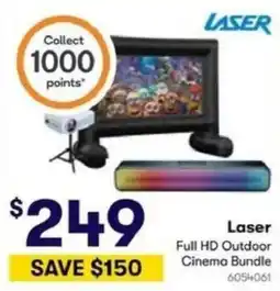 BIG W Laser Full HD Outdoor Cinema Bundle offer