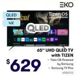 BIG W 65" UHD QLED TV with TIZEN offer
