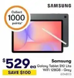 BIG W Samsung Galaxy Tablet S10 Lite offer