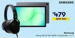 BIG W Samsung Galaxy Tab A11 Wifi 128GB - Grey Bundle offer