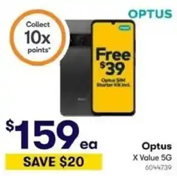 BIG W Optus X Value 5G offer