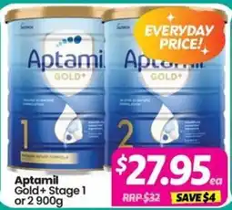 Your Discount Chemist Aptamil Gold+ Stage 1 or 2 offer