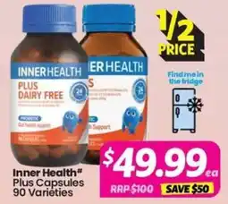 Your Discount Chemist Inner Health Plus Capsules 90 Varieties offer