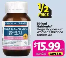 Your Discount Chemist Ethical Nutrients Mega Magnesium Women's Balance offer