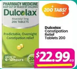 Your Discount Chemist Dulcolax Constipation Relief Tablets offer