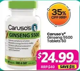 Your Discount Chemist Caruso's Ginseng 5500 offer