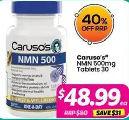 Your Discount Chemist Caruso's NMN 500 offer
