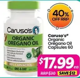 Your Discount Chemist Caruso's Organic Oregano Oil offer