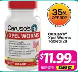 Your Discount Chemist Caruso's Xpel Worms offer