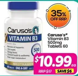Your Discount Chemist Caruso's Vitamin B3 offer