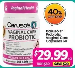 Your Discount Chemist Caruso's Vaginal Care Probiotic offer