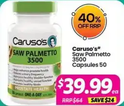 Your Discount Chemist Caruso's Saw Palmetto 3500 offer