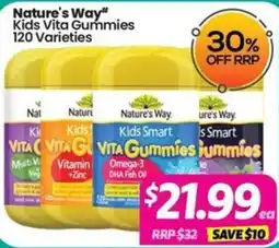 Your Discount Chemist Nature's Way Kids Vita Gummies 120 Varieties offer
