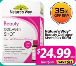 Your Discount Chemist Nature's Way Beauty Collagen Shot offer