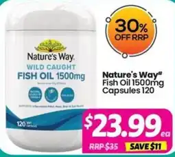 Your Discount Chemist Nature's Way Wild Caught Fish Oil 1500mg offer