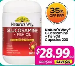 Your Discount Chemist Nature's Way Glucosamine + Fish Oil offer
