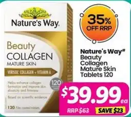 Your Discount Chemist Nature's Way Beauty Collagen Mature Skin offer