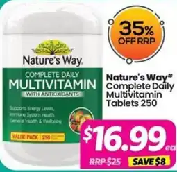 Your Discount Chemist Nature's Way Complete Daily Multivitamin with Antioxidants offer